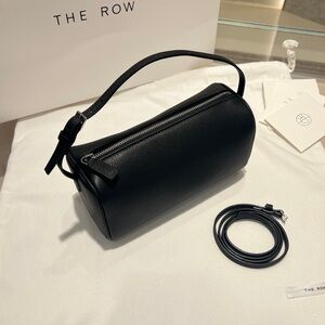 The Row Black Cylinder Shoulder Bag
